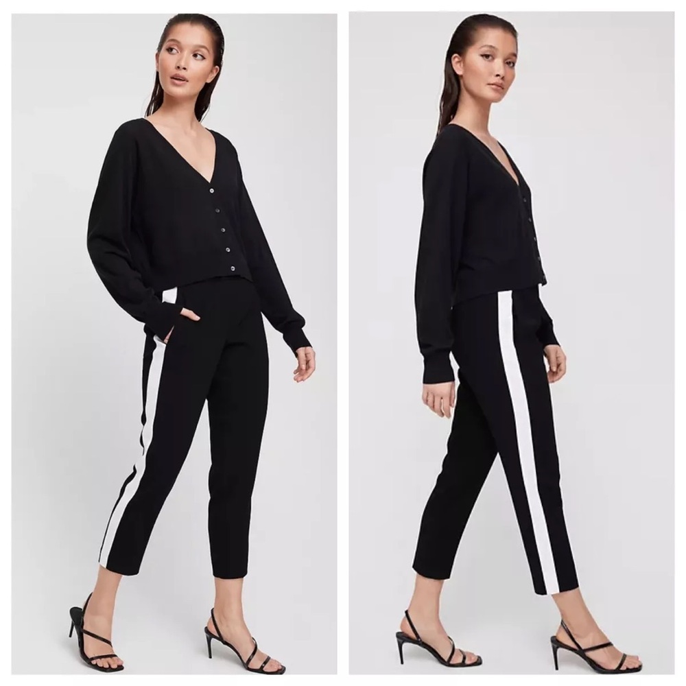 Babaton Aritzia Conan Pant Black and Cream